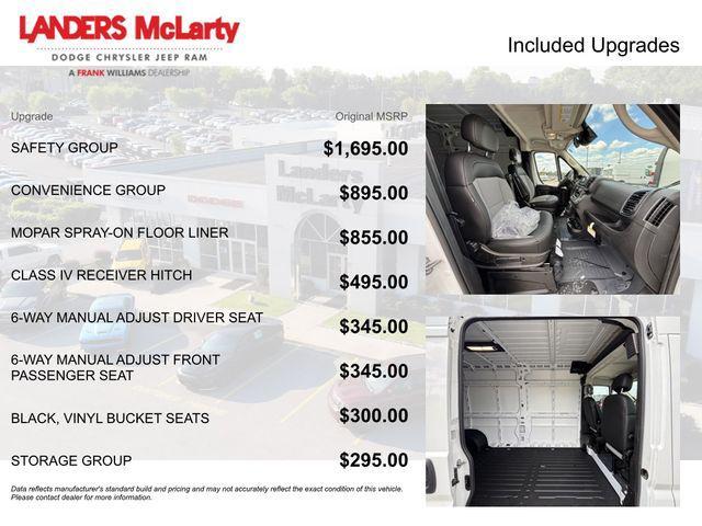 new 2026 Ram ProMaster 2500 car, priced at $50,480