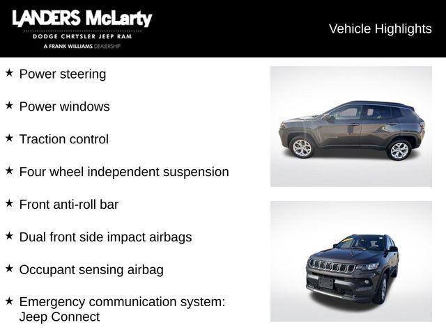 used 2024 Jeep Compass car, priced at $21,497