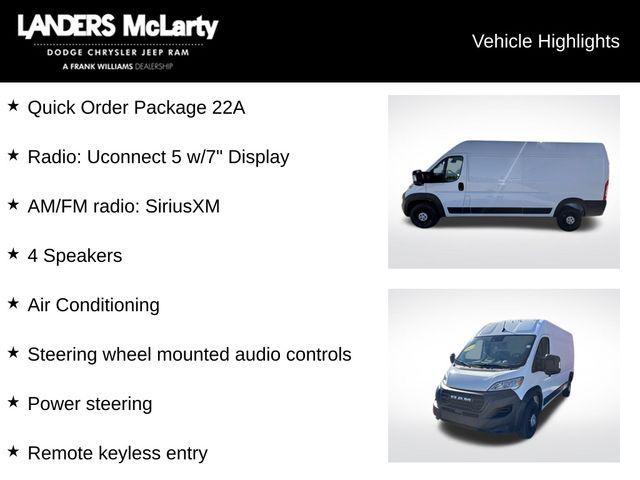 used 2023 Ram ProMaster 2500 car, priced at $26,997