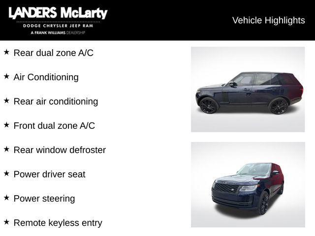 used 2021 Land Rover Range Rover car, priced at $39,497