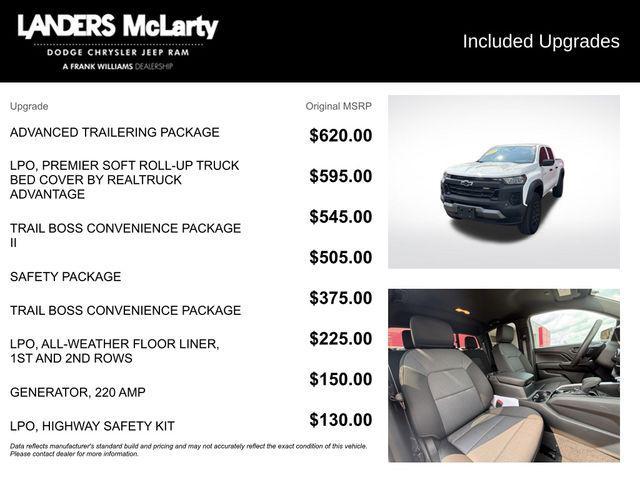 used 2024 Chevrolet Colorado car, priced at $35,497