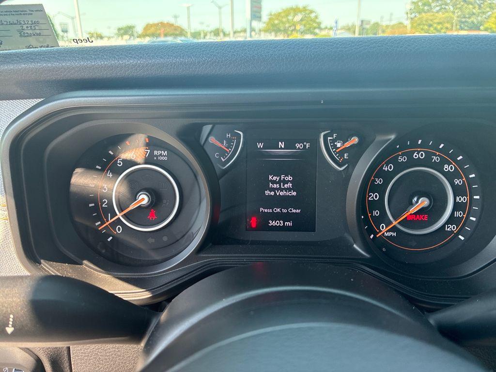 used 2025 Jeep Wrangler car, priced at $34,500