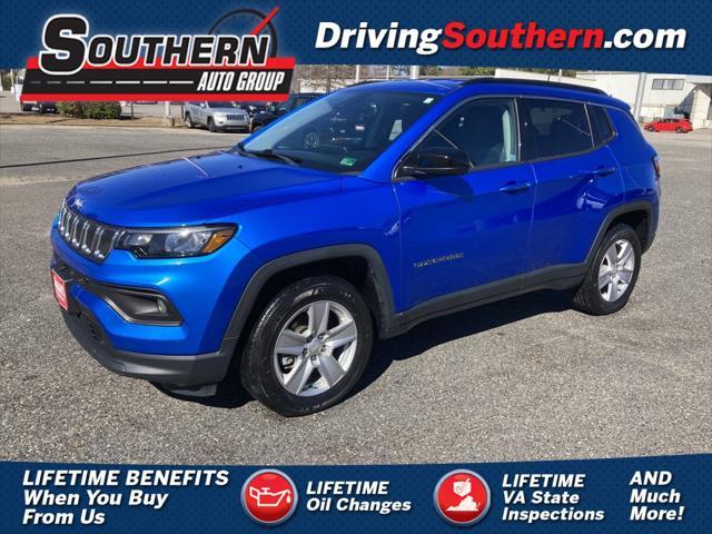 used 2022 Jeep Compass car, priced at $21,200