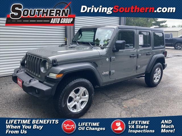 used 2020 Jeep Wrangler Unlimited car, priced at $29,472