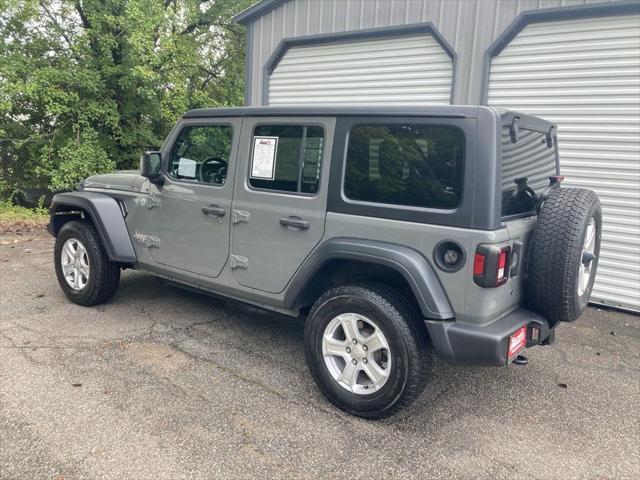 used 2020 Jeep Wrangler Unlimited car, priced at $29,472