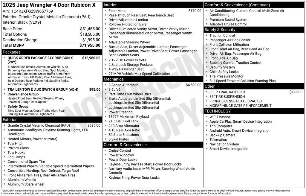 new 2025 Jeep Wrangler car