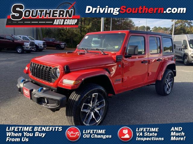 new 2024 Jeep Wrangler 4xe car, priced at $43,618