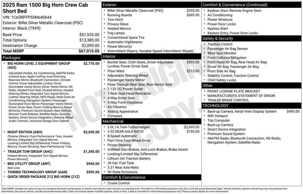 new 2025 Ram 1500 car