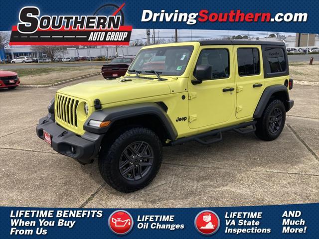 used 2024 Jeep Wrangler car, priced at $37,200