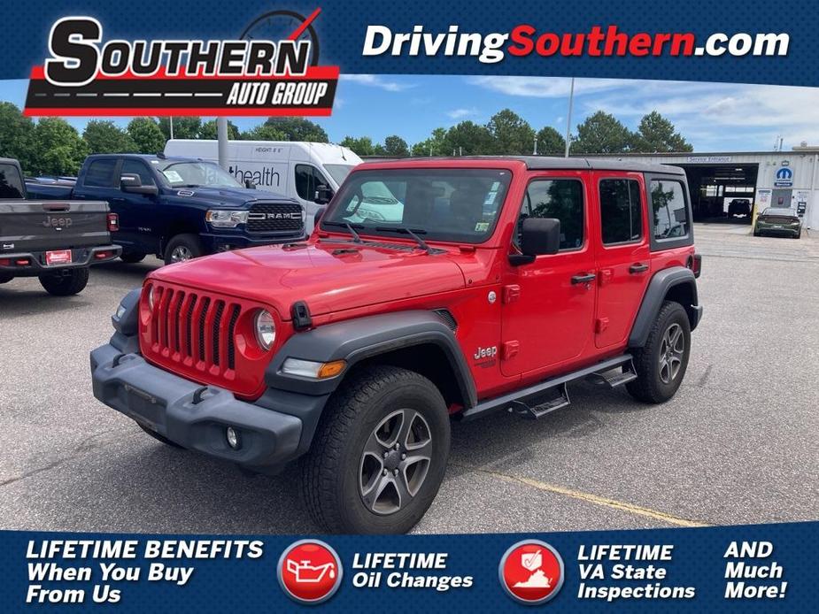 used 2018 Jeep Wrangler Unlimited car, priced at $29,779