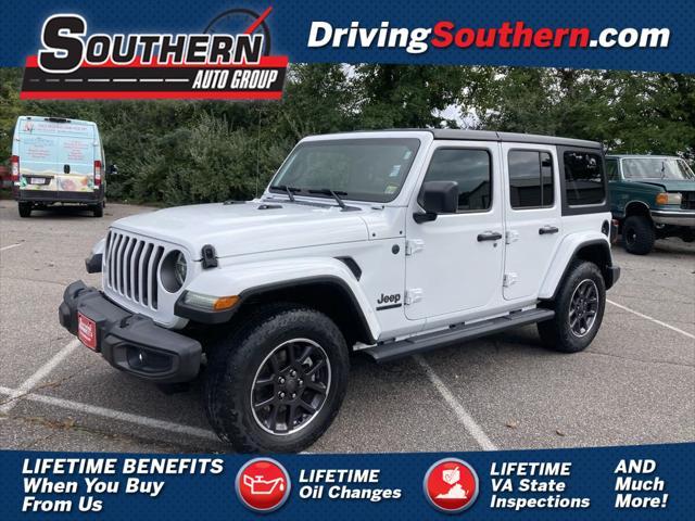 used 2021 Jeep Wrangler Unlimited car, priced at $32,300