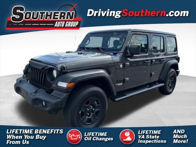 used 2021 Jeep Wrangler Unlimited car, priced at $29,500