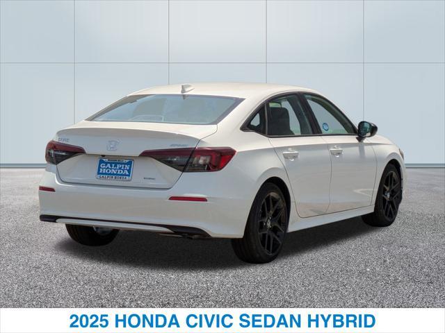 new 2025 Honda Civic Hybrid car, priced at $30,555