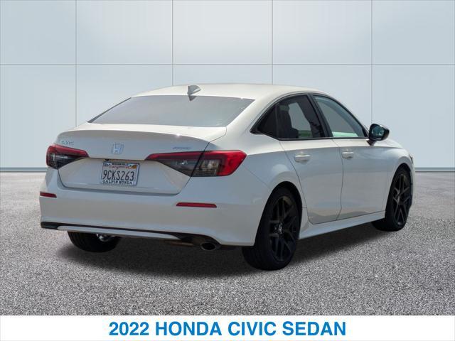used 2022 Honda Civic car, priced at $23,088