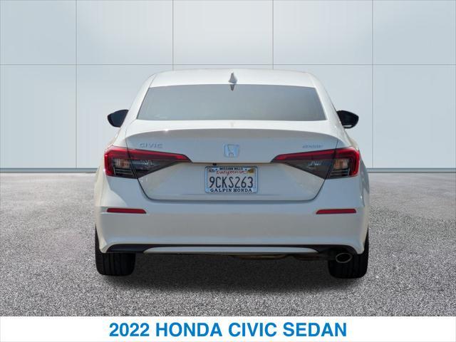 used 2022 Honda Civic car, priced at $23,088