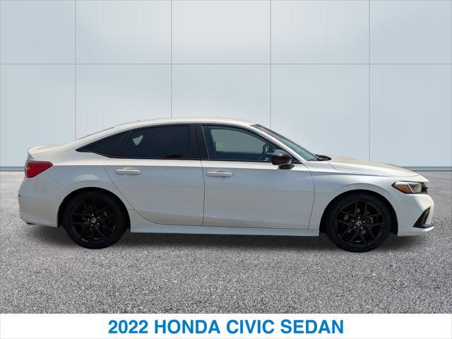 used 2022 Honda Civic car, priced at $23,088