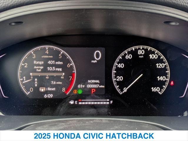 new 2025 Honda Civic car, priced at $29,055