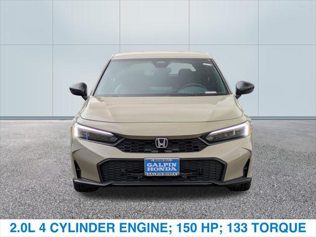 new 2025 Honda Civic car, priced at $29,055