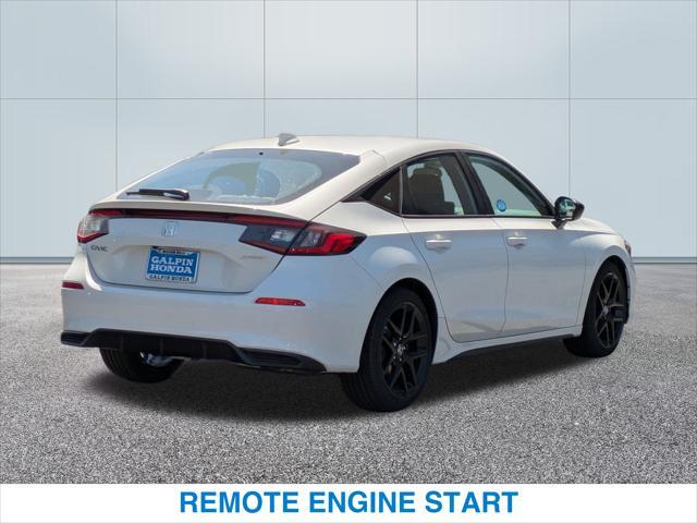 new 2025 Honda Civic car, priced at $29,055