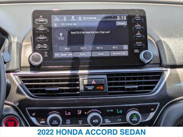 used 2022 Honda Accord car, priced at $27,856
