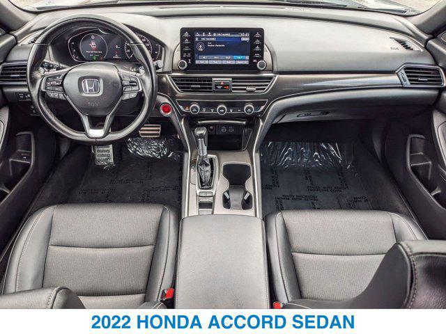 used 2022 Honda Accord car, priced at $27,498