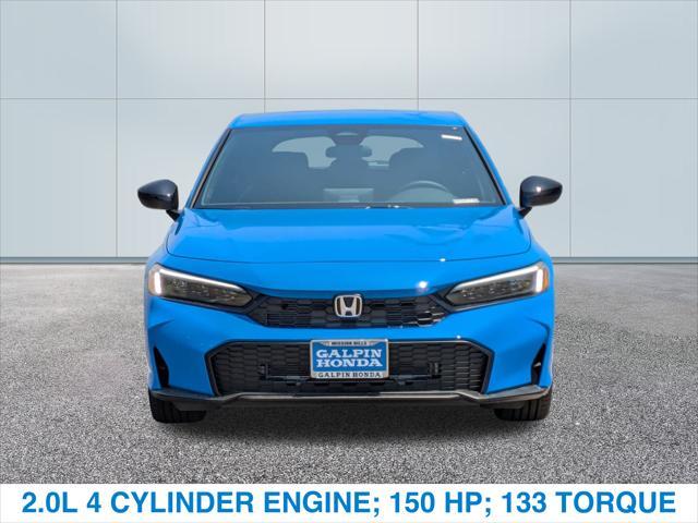 new 2025 Honda Civic car, priced at $29,055