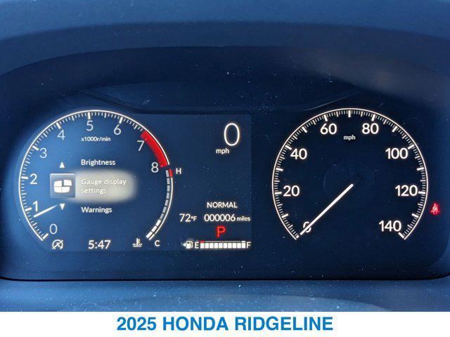 new 2025 Honda Ridgeline car, priced at $46,875