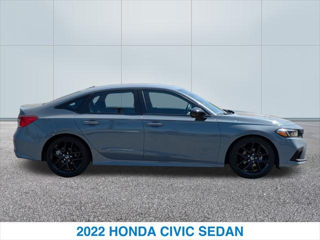 used 2022 Honda Civic car, priced at $25,398