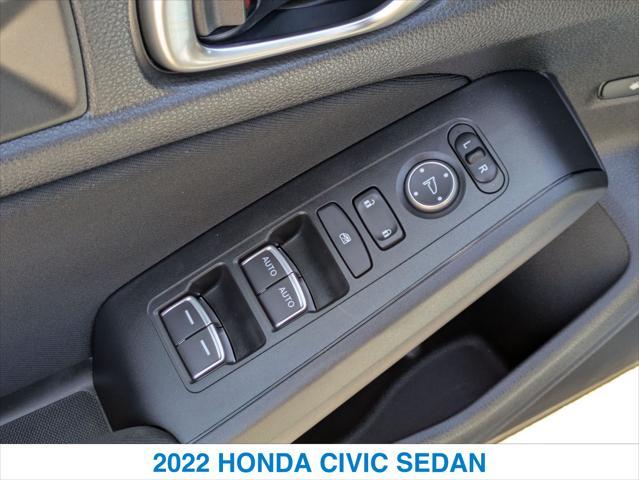 used 2022 Honda Civic car, priced at $25,398