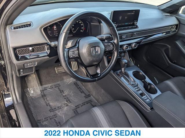 used 2022 Honda Civic car, priced at $24,198