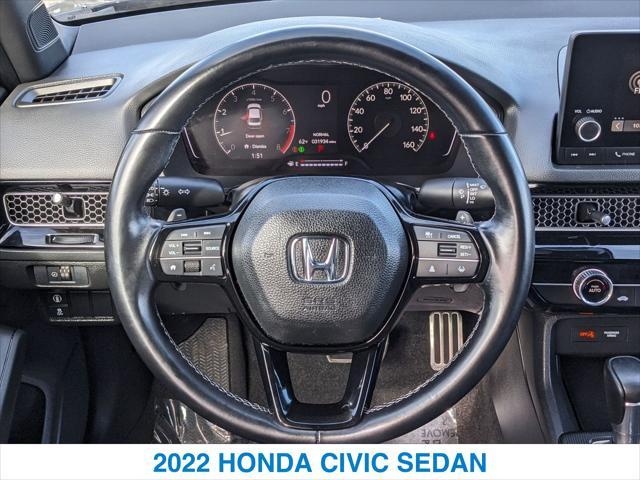 used 2022 Honda Civic car, priced at $24,198