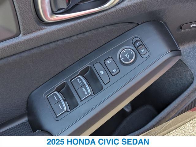 new 2025 Honda Civic car, priced at $27,345