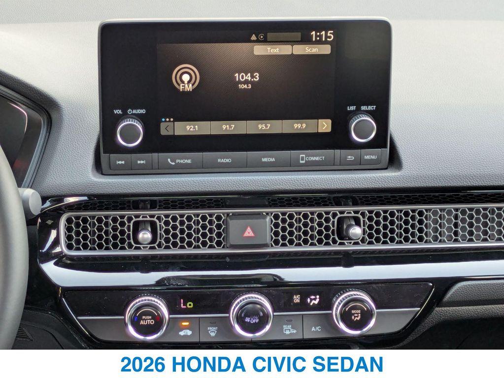 new 2026 Honda Civic car, priced at $28,245