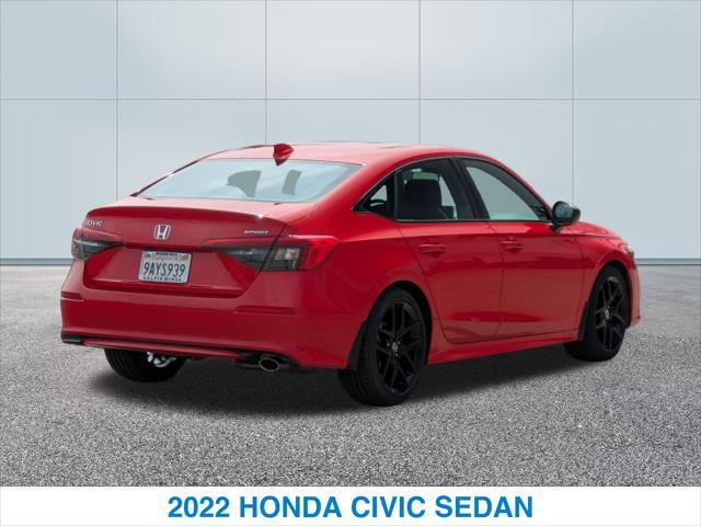 used 2022 Honda Civic car, priced at $24,478