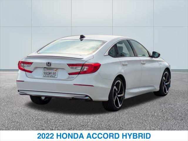 used 2022 Honda Accord Hybrid car, priced at $25,398