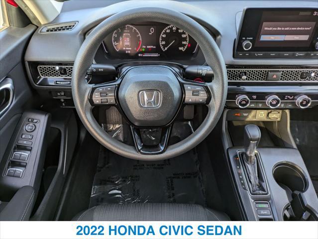 used 2022 Honda Civic car, priced at $22,407