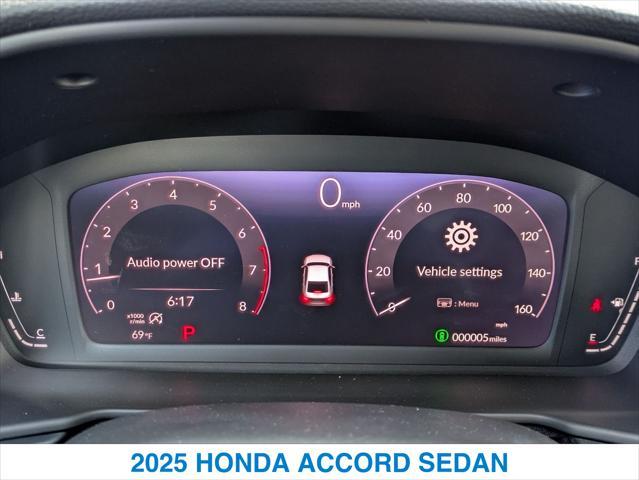 new 2025 Honda Accord car, priced at $29,445