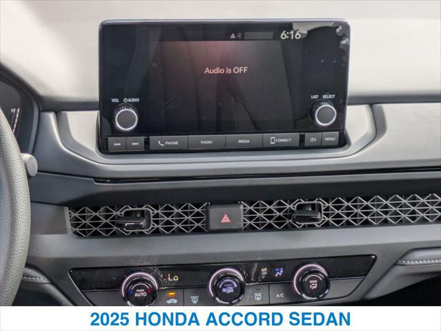 new 2025 Honda Accord car, priced at $29,445