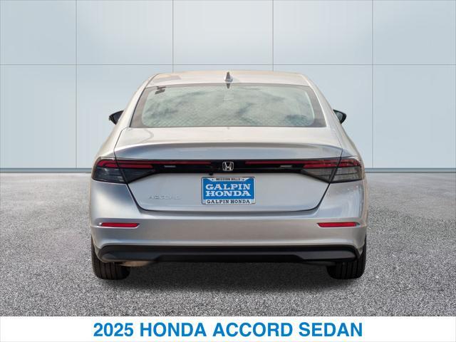 new 2025 Honda Accord car, priced at $29,445