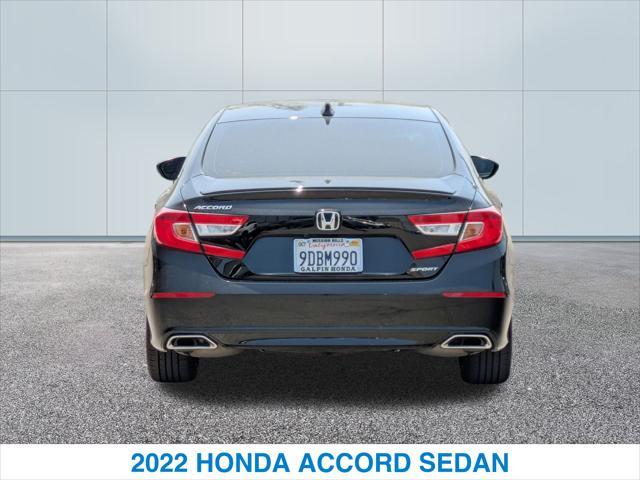 used 2022 Honda Accord car, priced at $27,311