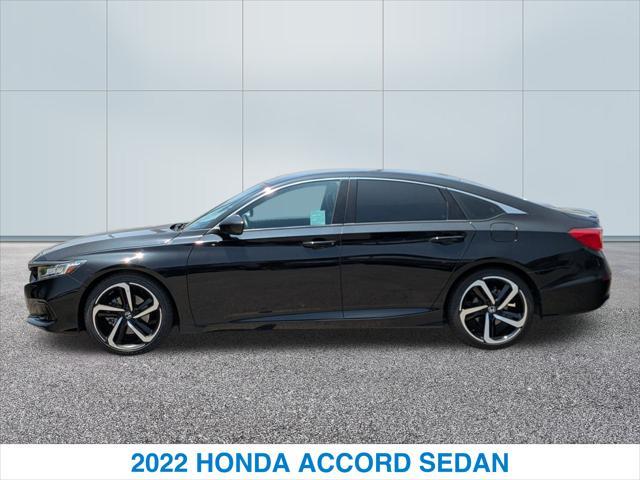 used 2022 Honda Accord car, priced at $27,311
