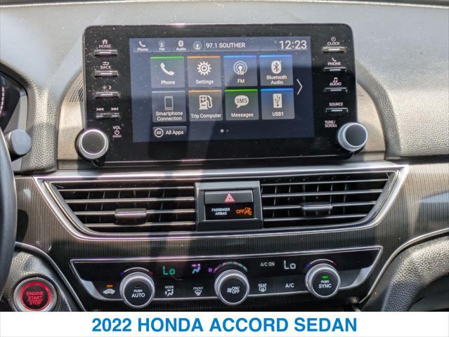 used 2022 Honda Accord car, priced at $27,311