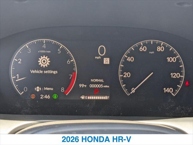 new 2026 Honda HR-V car, priced at $27,595