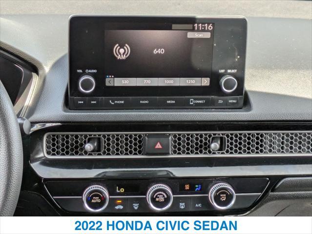 used 2022 Honda Civic car, priced at $21,978