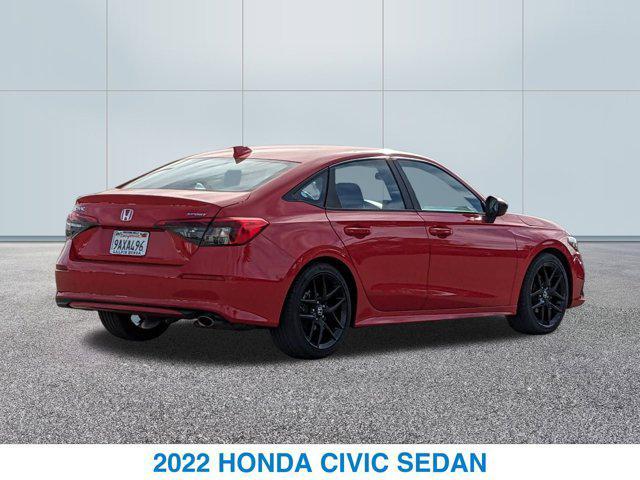 used 2022 Honda Civic car, priced at $23,804