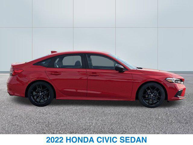 used 2022 Honda Civic car, priced at $23,804