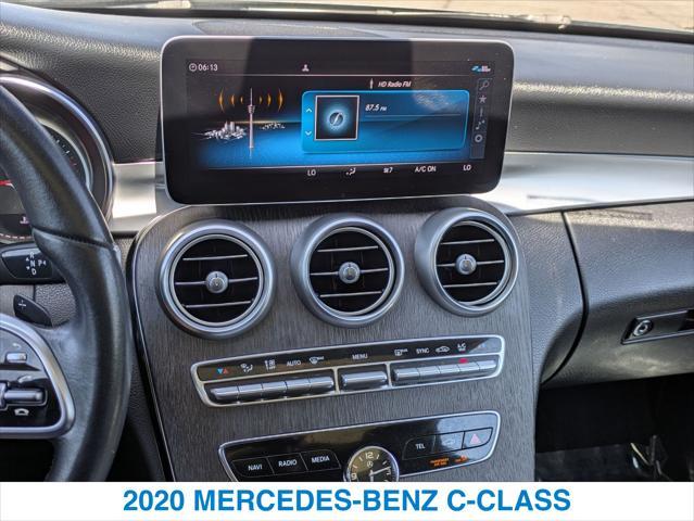 used 2020 Mercedes-Benz C-Class car, priced at $27,957