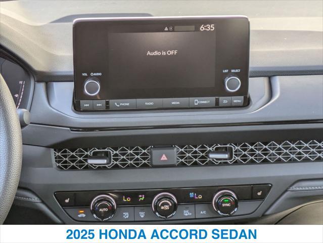 new 2025 Honda Accord car, priced at $31,710