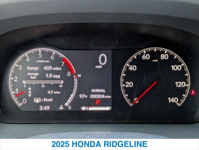 new 2025 Honda Ridgeline car, priced at $48,655