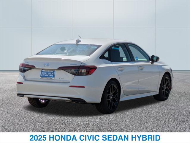 new 2025 Honda Civic Hybrid car, priced at $30,555